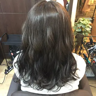 セミロング カラー ✂️Fan.ray 店長✂️木谷宏夢のヘアスタイル