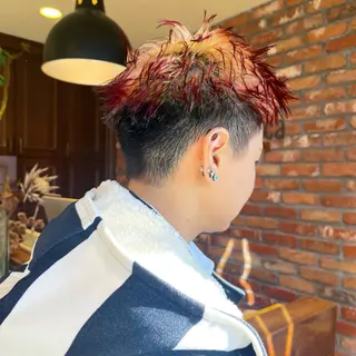 ショート カラー irwi/イルウィ所属・miku🎀門前仲町 ブリーチ・レイヤーのヘアスタイル