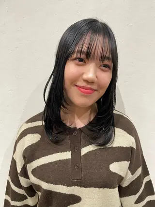 セミロング カラー 🍒中川葵久美🍒 メンズ/パーマのヘアスタイル