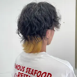 メンズ レイヤーカット🐺 hina🩶のヘアスタイル