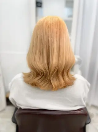 ミディアム カラー 韓国ヘア🤍髪質改善 🇰🇷AKANEのヘアスタイル