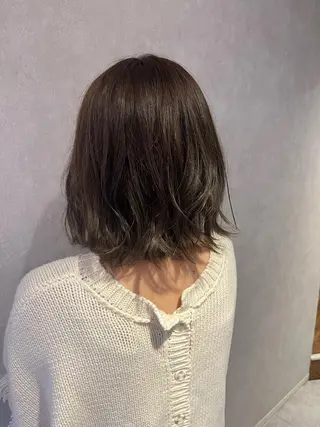 ミディアム 森本峻介 ボブ/透明感カラーのヘアスタイル