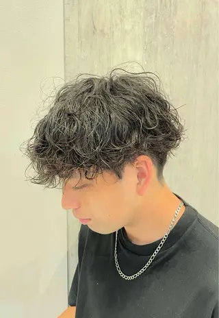 パーマ FACE DECO AVEDA/2nd所属・[メンズパーマ］河端 春綺のヘアスタイル