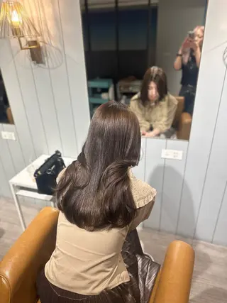 ロング カラー 髪質改善/韓国ヘア /natsuki🧸のヘアスタイル