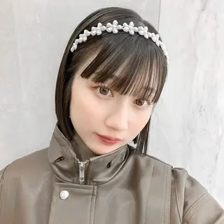 ショート 縮毛矯正/韓国ヘア /レイヤー🎀ミズキのヘアスタイル