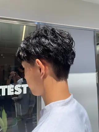 ショート パーマ メンズ 髪質改善/茅ヶ崎 マツモト リョウのヘアスタイル