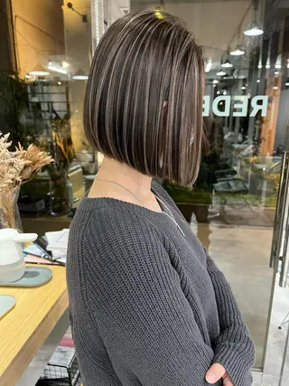 ショート REDEAL SHIBUYA所属・maya/レイヤー カット/ミインパーマのヘアスタイル