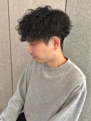 ショート カラー パーマ Niau太田店所属・藤田 輝一朗のヘアスタイル
