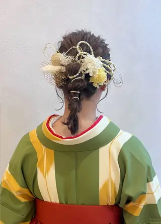 カラー ヘアアレンジ nakahara madokaのヘアスタイル