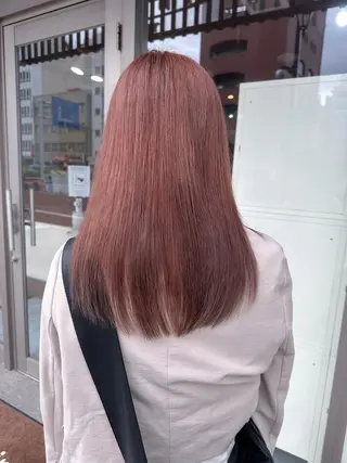 セミロング カラー 高橋 みく/ minim 暖色のヘアスタイル