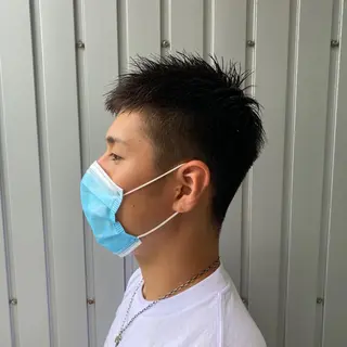 メンズ haru🌘レイヤー ・ウルフ/川崎のヘアスタイル