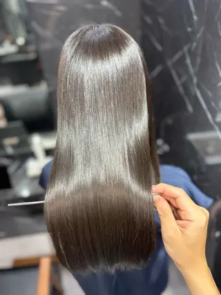 ロング JIN|乾かしただけ 美髪矯正本格髪質改善のヘアスタイル