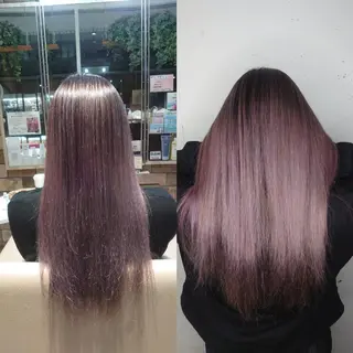 ロング カラー ヘアアレンジ E Komo hair所属・Wow❕E Komo hair 永井一輝のヘアスタイル