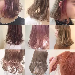 ミディアム カラー * 透明感カラー c h i h o *のヘアスタイル