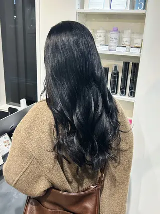 ロング 平山 千紗のヘアスタイル