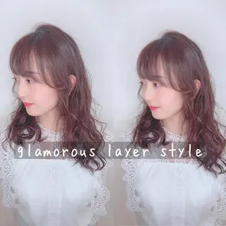 ミディアム カラー ✨髪質改善/透明感✨ 西野　陽のヘアスタイル