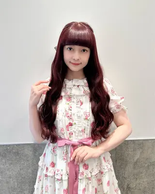 ロング カラー 💗ガーリーヘア🎀 saki💗のヘアスタイル