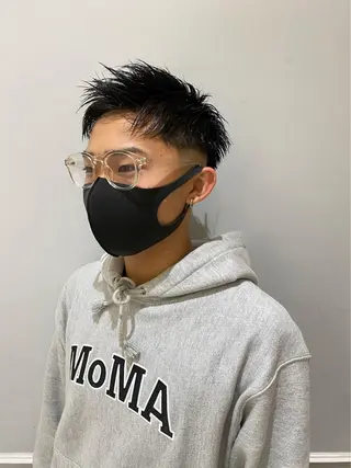 メンズ mira share salon所属・ブリーチカラー🐼 sayukiのヘアスタイル