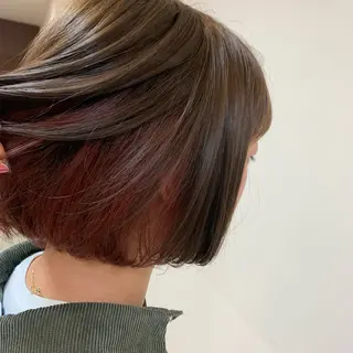 ショート カラー 透明感/韓国風 🇰🇷RYUKIのヘアスタイル