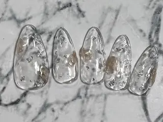 ネイル ❤️💛🩵京橋 痛ネイル⭐️3Dのネイルデザイン