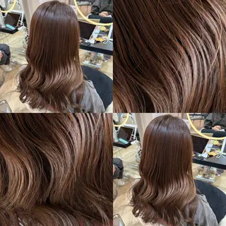 ロング 🎀推し活カラー/ ピンクカラー/のののヘアスタイル