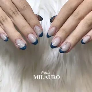 ネイル Nails MILAURO所属・MIYUKI /大人シンプルネイルのネイルデザイン