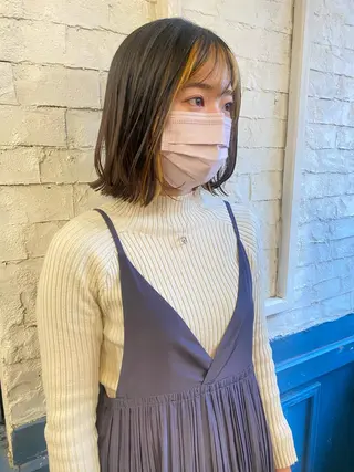 ミディアム nico 。のヘアスタイル