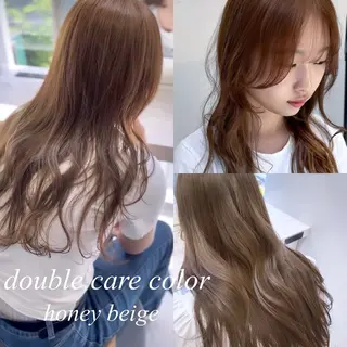 ロング カラー IVE所属・ブリーチなし🤍 渋谷／原島杏奈のヘアスタイル