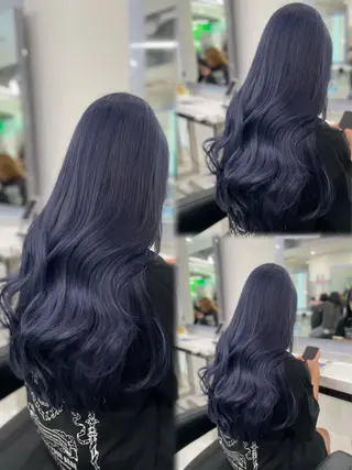 ロング カラー 💙暗髪艶カラー🫐 Yuma💙のヘアスタイル