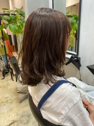 セミロング カラー 近藤 千裕のヘアスタイル