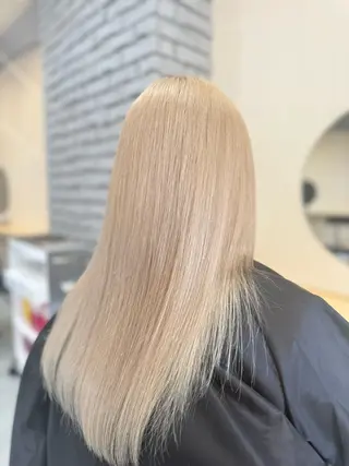 ロング カラー 🫧ブリーチ🫧 ✨ダブルカラーのヘアスタイル