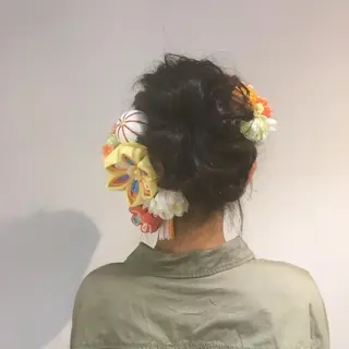 ロング ヘアアレンジ しのはら まどかのヘアスタイル