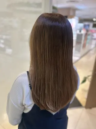 ロング 艶質改善/縮毛矯正 ササキナツミのヘアスタイル