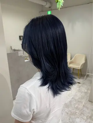 セミロング カラー ate.心斎橋 RYUKAのヘアスタイル