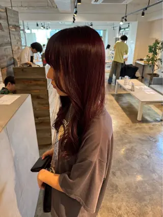 ロング カラー 辻 陽花のヘアスタイル