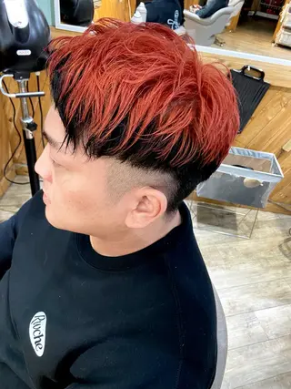 ショート カラー メンズ CORE(コア)新宿所属・CORE masaのヘアスタイル
