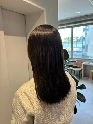 ロング カラー りあの🎀 /暖色カラー🍒のヘアスタイル