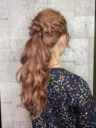 ロング 田辺 侑未のヘアスタイル