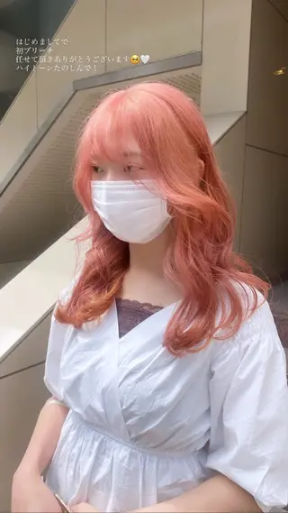 ロング カラー 只野 真衣のヘアスタイル