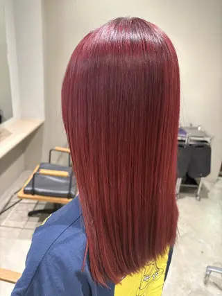 カラー せんしゅう /ワンカラーのヘアスタイル