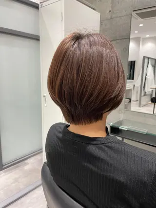 ショート カラー パーマ ヘアアレンジ メンズ キッズ ネイル マツエク・マツパ アイブロウ Leyシェアサロン所属・Ken ドライカット ✂️水素ケアのヘアスタイル