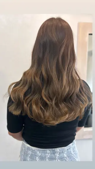 ロング カラー hair salon mtm所属・🕊mtm🫧梅田/ 定額制/透明感/艶髪のヘアスタイル