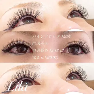 マツエク・マツパ Orue難波 🖤Chitoseのマツエク・マツパデザイン