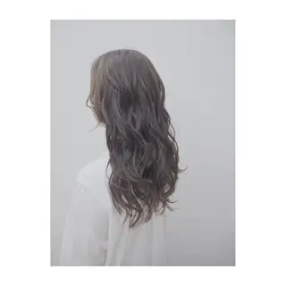 セミロング カラー 永岡 鉄平のヘアスタイル