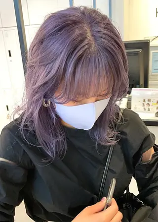 ミディアム カラー 🇰🇷カルマパーマ kaito🇰🇷のヘアスタイル