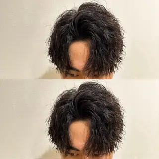 パーマ 白髪ぼかし/白髪 メッシュ/ゆうとのヘアスタイル