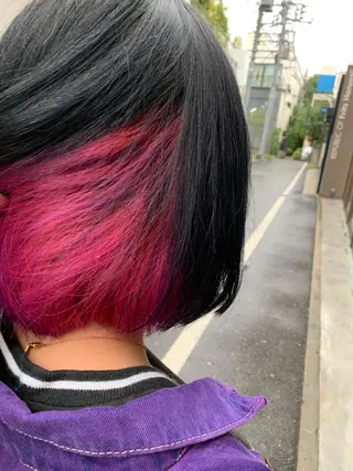 ショート カラー 🌿earth亀有店 【緑髪のノブ】🌿のヘアスタイル