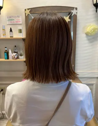 ミディアム 中村 由布紀のヘアスタイル