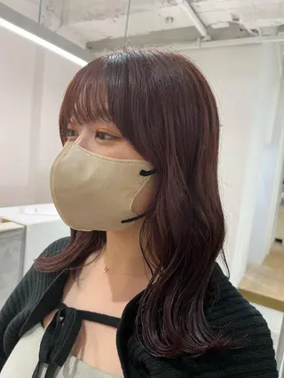 カラー MINX The pass所属・透明感ケアカラー/ レイヤー/ryokaのヘアスタイル