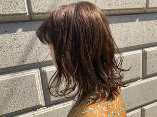 ミディアム ヘアアレンジ 森野美咲🇰🇷 レイヤー/顔周りのヘアスタイル